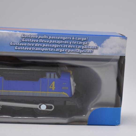 Gustavo 4 Passengers & Cargo Motorized Trackmaster Train Engine Fisher Price New - Picture 3 of 11
